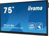 IIYAMA Monitor interaktywny 75 cali TE7512MIS-B1AG INFRARED,40pkt,IPS,4K,7H,WiFi